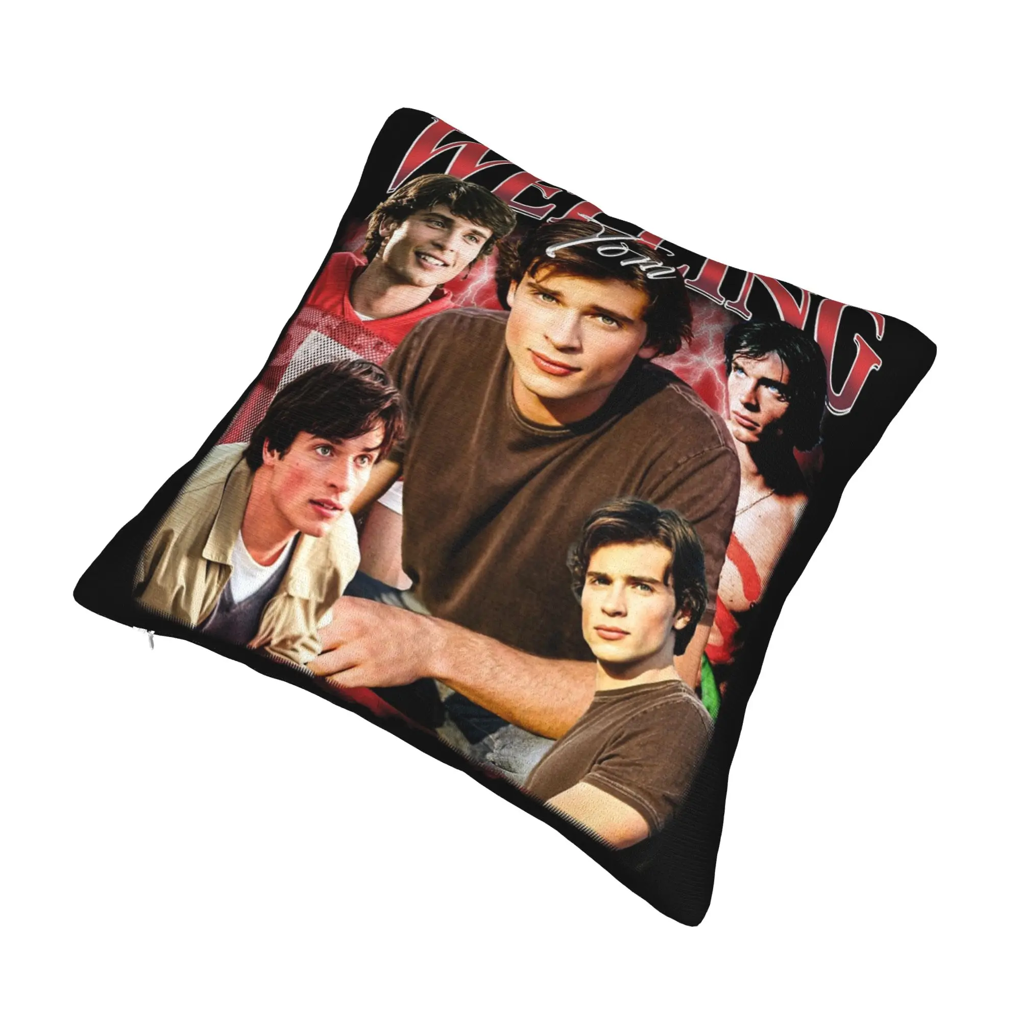Vintage Welling Tom heated rivalry Pillowcase Soft Fabric Cushion Cover Gift  Throw Pillow Case Cover Living Room Zippered