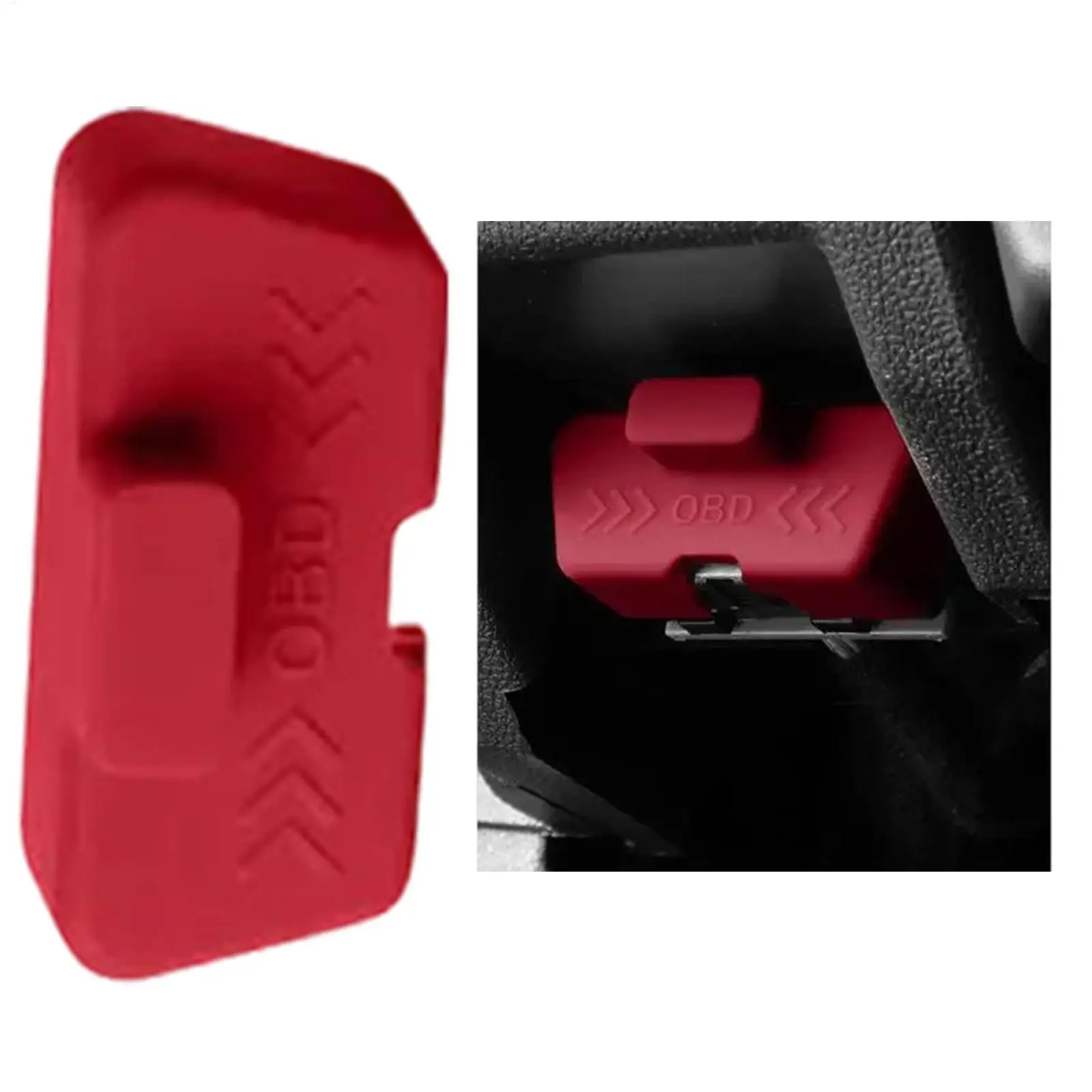 New Silicone Car OBD Port Cover Waterproof Rust-proof OBD Port Lock Protective Sleeve Dust OBD Clogging Caps Car Accessories