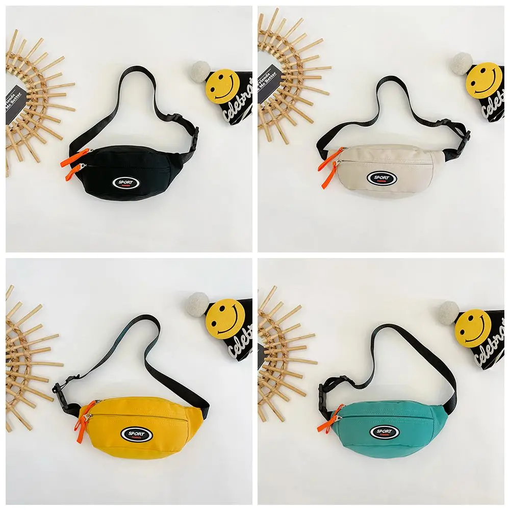 Fashion Coin Purse Girl Boy Diagonal Bag Children's Chest Bag Zipper Bag Fanny Pack