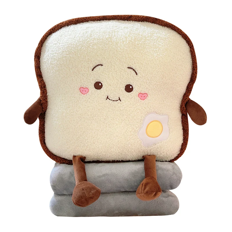 35x40 سنتيمتر حرق Sop وسائد فخمة محشوة الإنسان الشكل الغذاء الخبز وسادة مقعد لطيف الوجه العاطفة بلوشي أريكة كرسي ديكور هدية