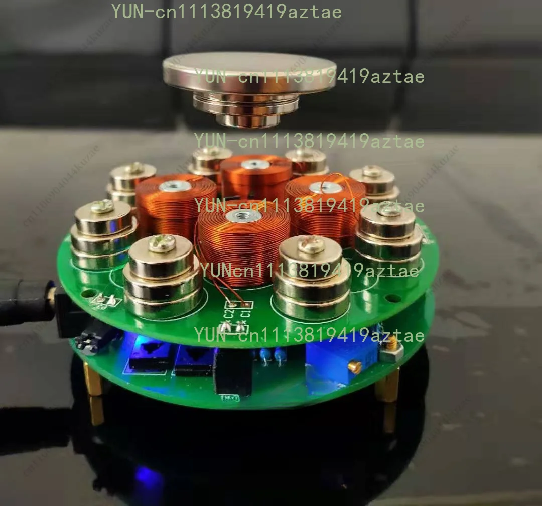 Push Down Magnetic Levitation Kit DIY Suspension Electronic Production Learning, Simulation of Loose Parts and Finished Products