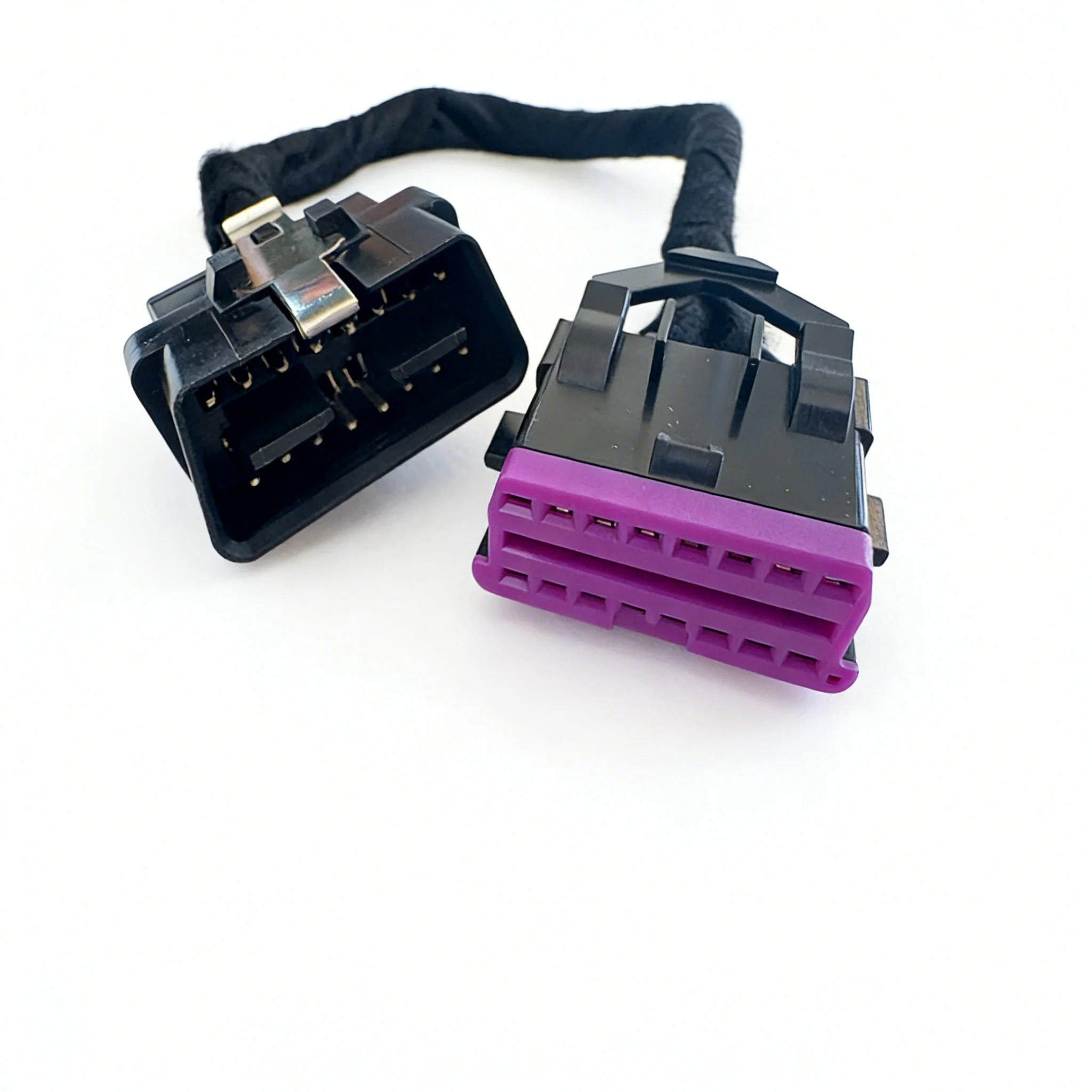 

Кабель-удлинитель OBD2 30 см, 16-контактный, штекер-гнездо, для диагностического интерфейса Volkswagen VW Audi