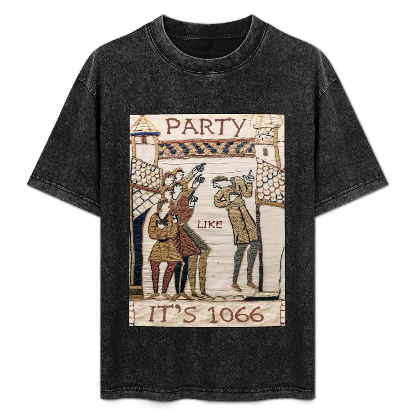 

Футболка Party Like It Is 1066 (Bayeux Tapestry) с короткими рукавами для повседневной носки