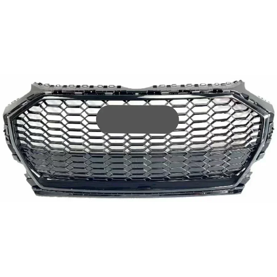 

For RSQ5 Style Front Sports Hexagonal Mesh Honeycomb Cover Black Grill For Q5/SQ5 2021-2022 Auto Parts For SQ5 Style