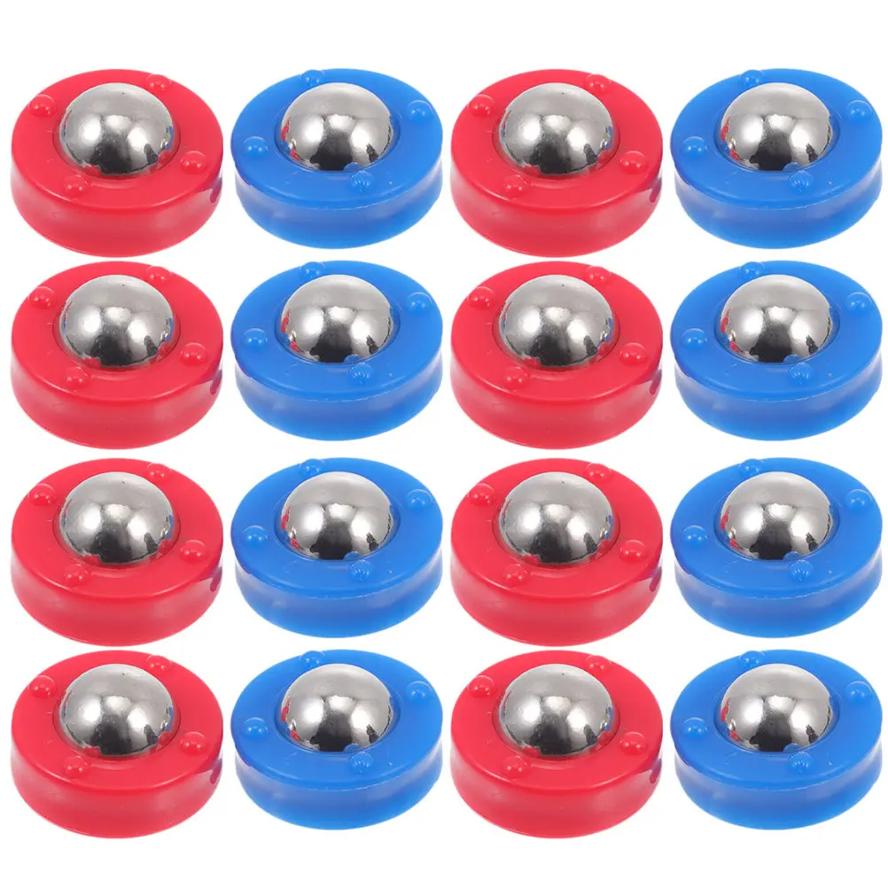 

Набор из 16 сменных роликов для шаффлборда, шайбы для настольных игр, аксессуары для футбольных игр, прочные, устойчивые к повреждениям, гибкие шариковые ролики