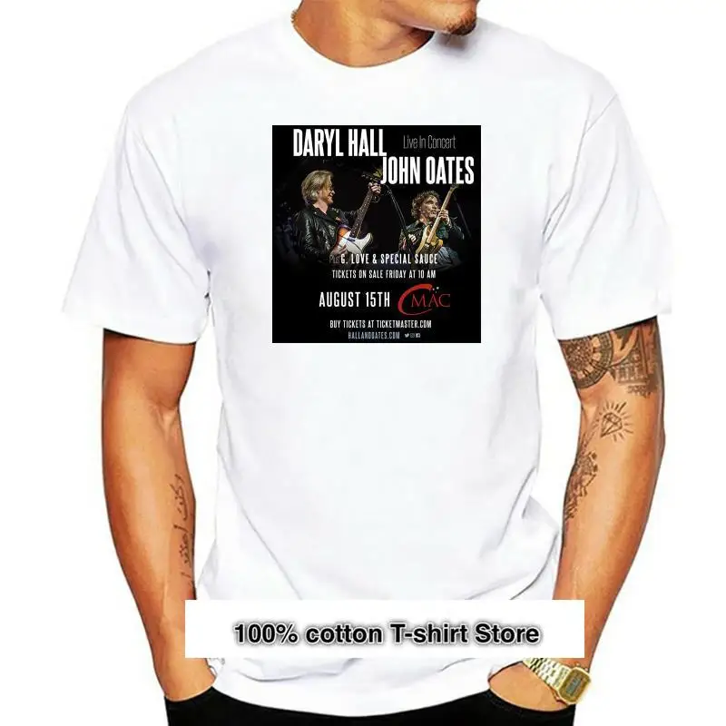 Camiseta negra de salón y Oates, talla S, M, L, XL, 2XL, 3XL, Tour de verano 2024