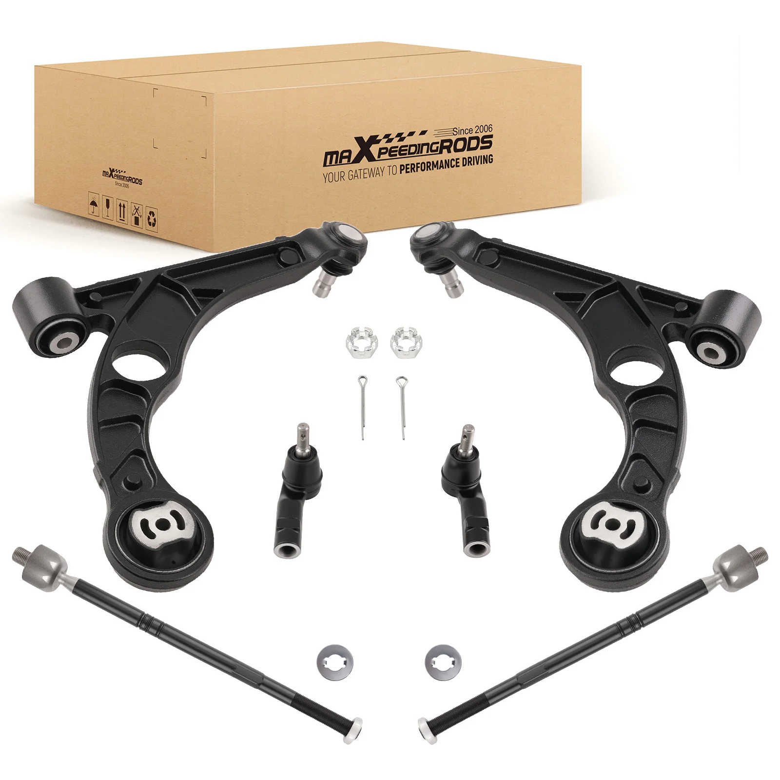 

Front Lower Control Arm Suspension Inner Outer Tierod For Dodge Dart 2013 - 2016 MS251201 MS251202 ES801128 ES801129 EV801132