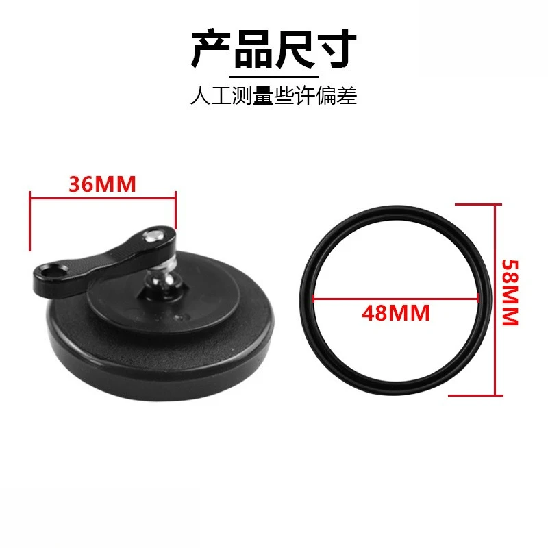 Applicable to 790 890DUKE/R ADV790 890 modified small round mirror motorcycle auxiliary mirror rearview mirror