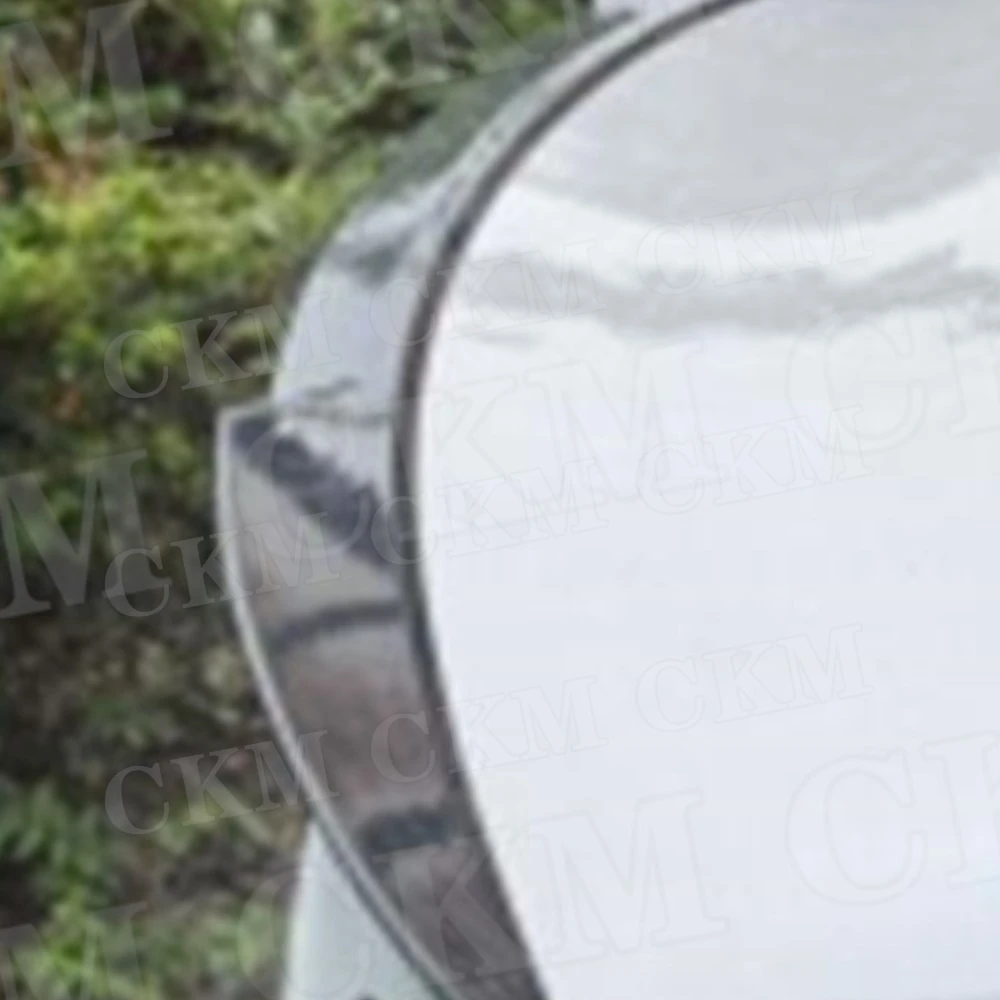 

CKMUUER for Tesla Model 3 Gloss Black Rear Trunk Duck Spoiler Wing ABS Rear Spoiler Boot Duck Wings Auto