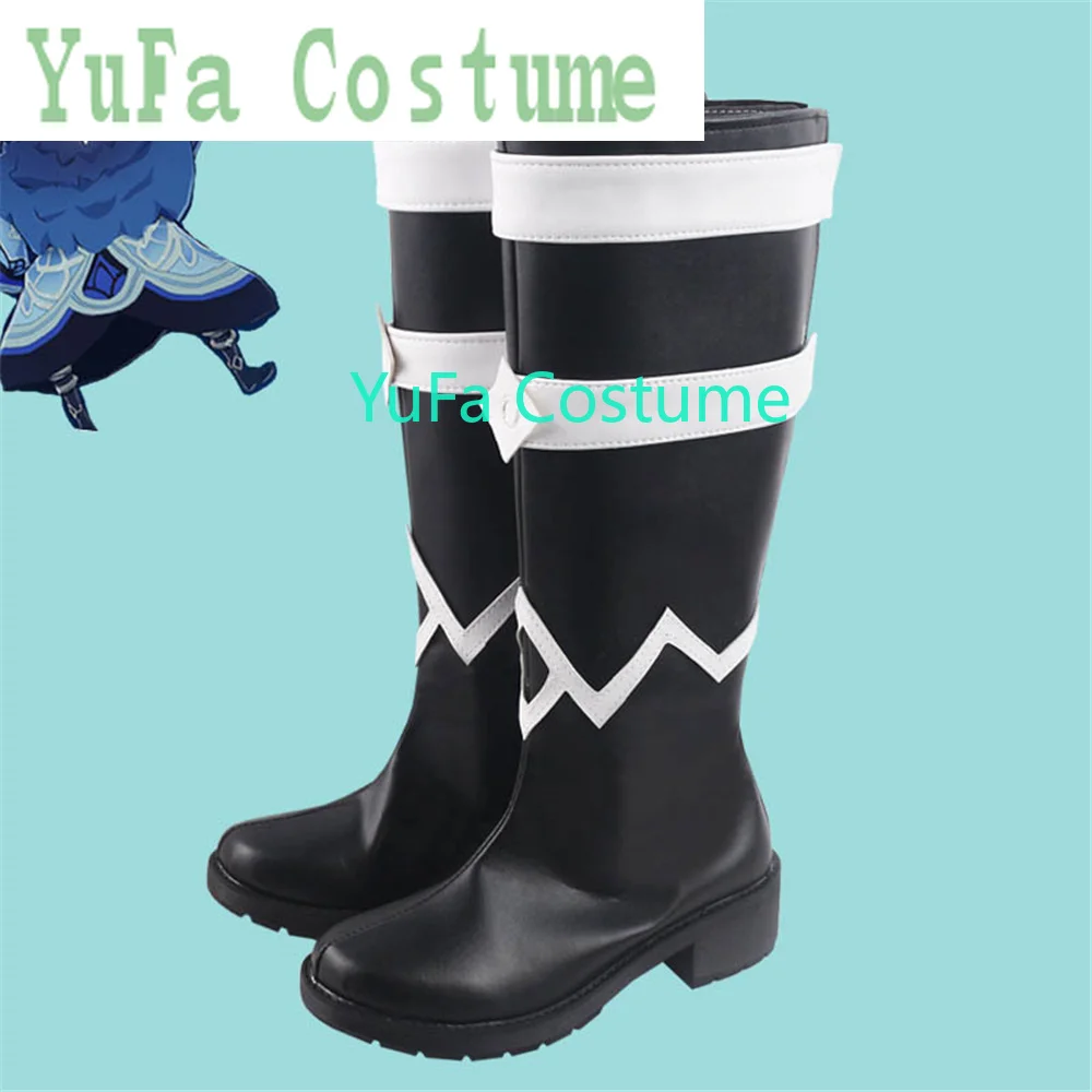 Genshin Impact Cos Suit Water System Fire System Ice System Abyss Mage Qiu Qiuren Cosplay Shoes Boots W1963