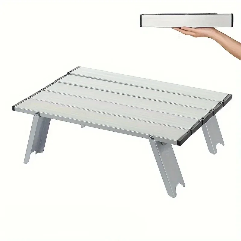 

Портативный алюминиевый походный стол, мебель, складной дизайн для барбекю и пикников, специальный кухонный стол