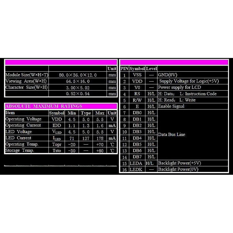 1602LCD1602Data Manual1602Display program1602Display Blocks
