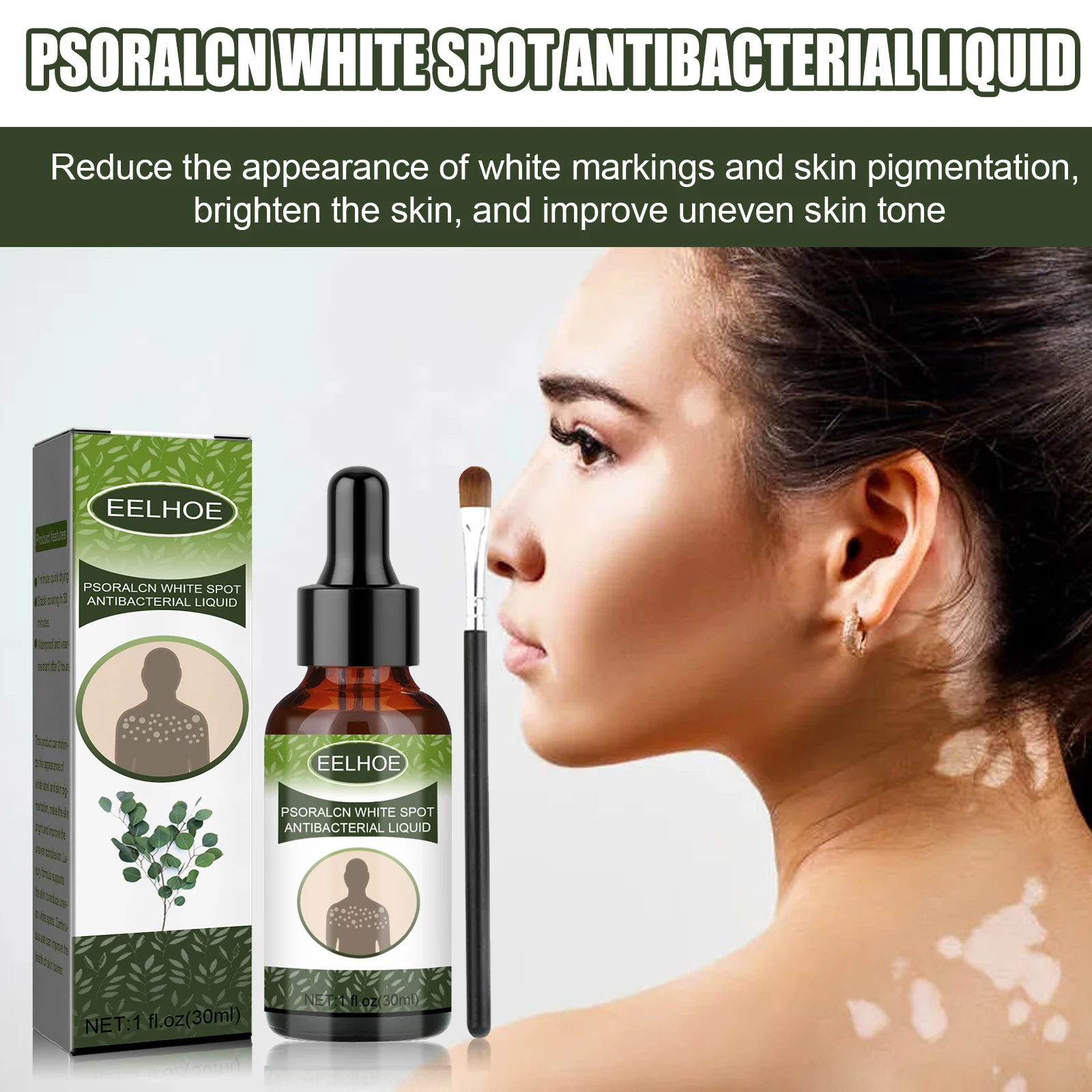 Lighten White Spots Essence Lighten White Spots and Repair Tinea Versicolor and Sweat Stains Skin Moisturizing Care Essence