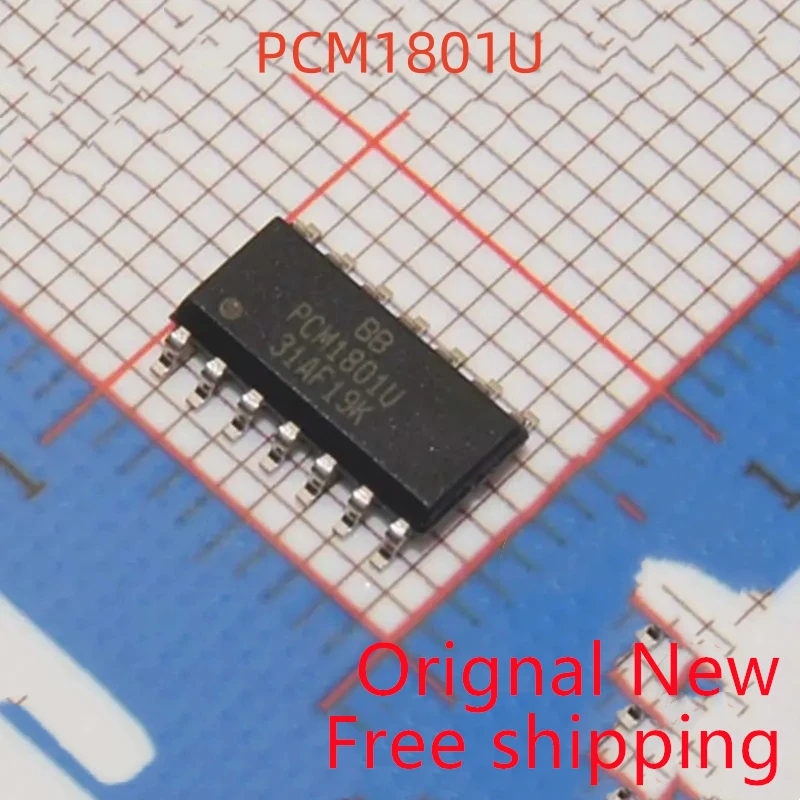 10piece Original NEW PCM1801U SOP14 ic chips Audio frequency analog-to-digital converter