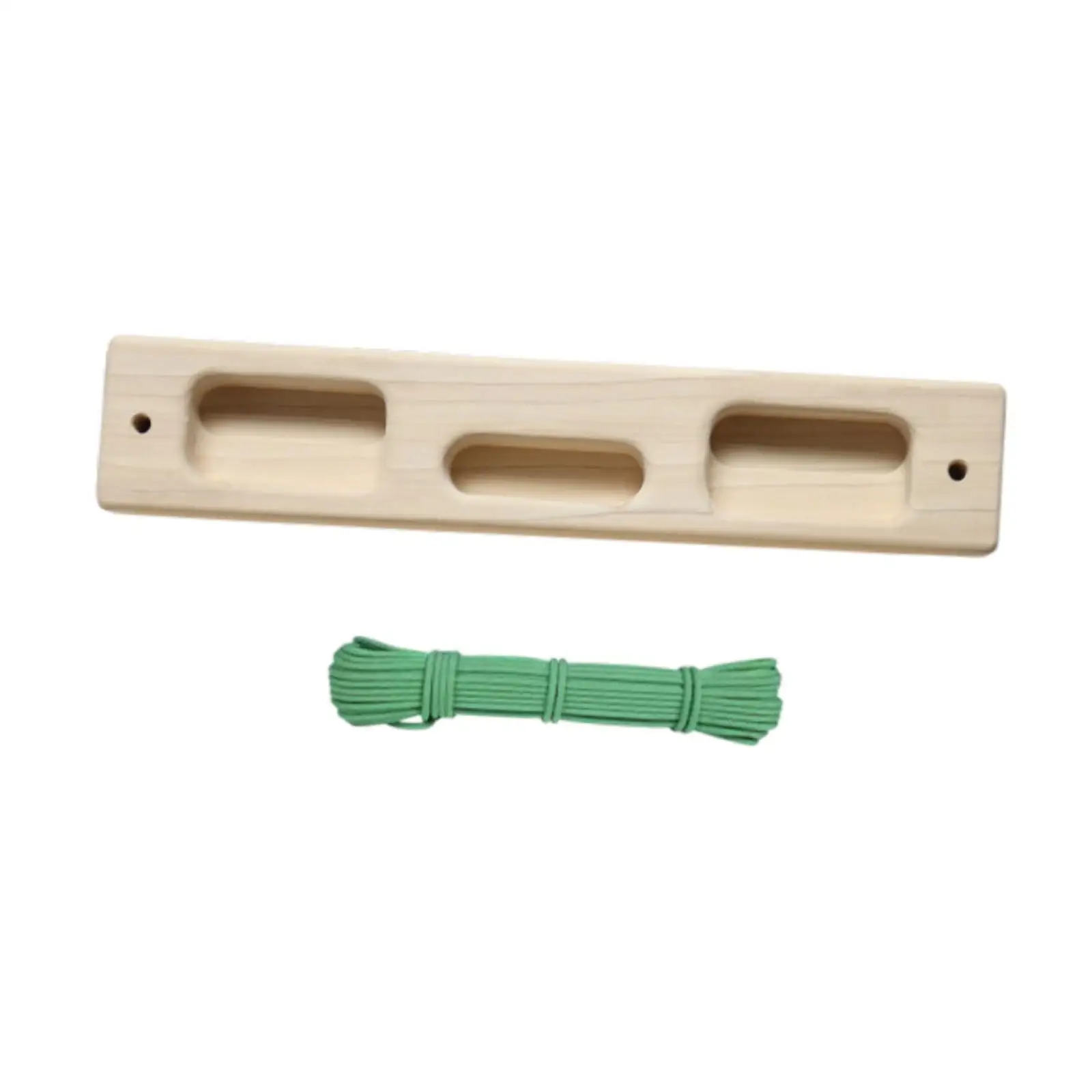Climbing Hangboard Equipment Beginners Wooden Hang Board Building Core Strength Workout Upper Body Workouts Finger Strengthener