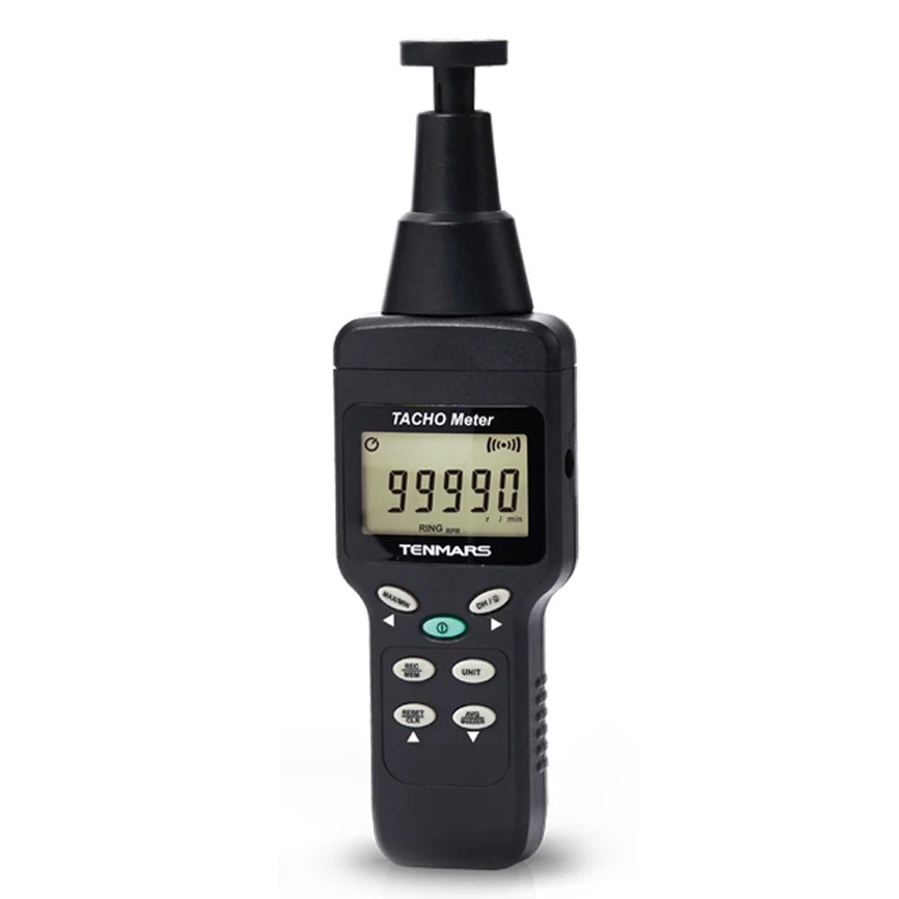 Tenmars TM-4100/TM-4100D Digital Tacho Meter Tachometer Rotational Speed Tester