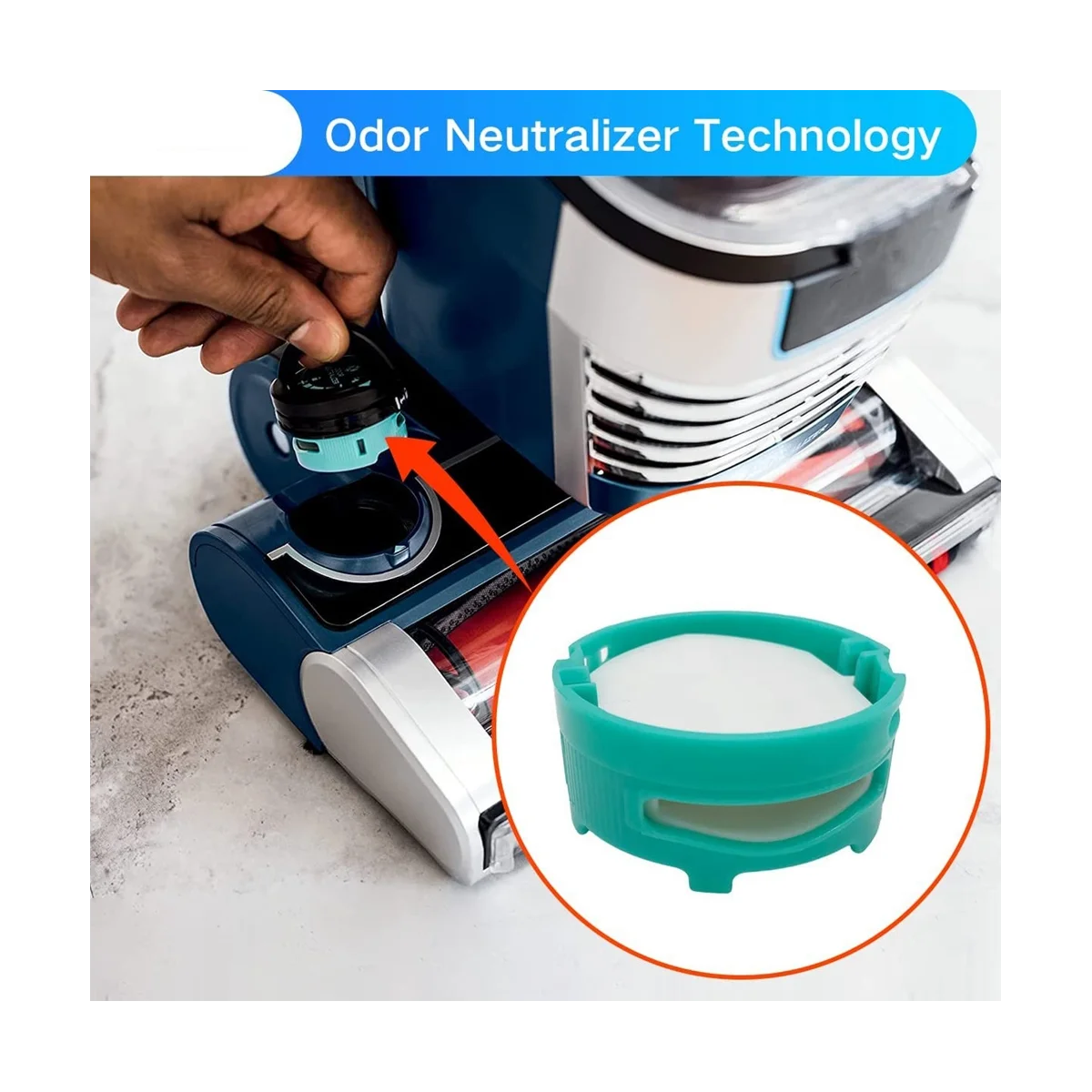 Odor Neutralizer Replacement for Vacuum Cleaner AZ3002 HZ3002 IZ862H IZ562H 1541FC3000 Accessories X4 Cartridges