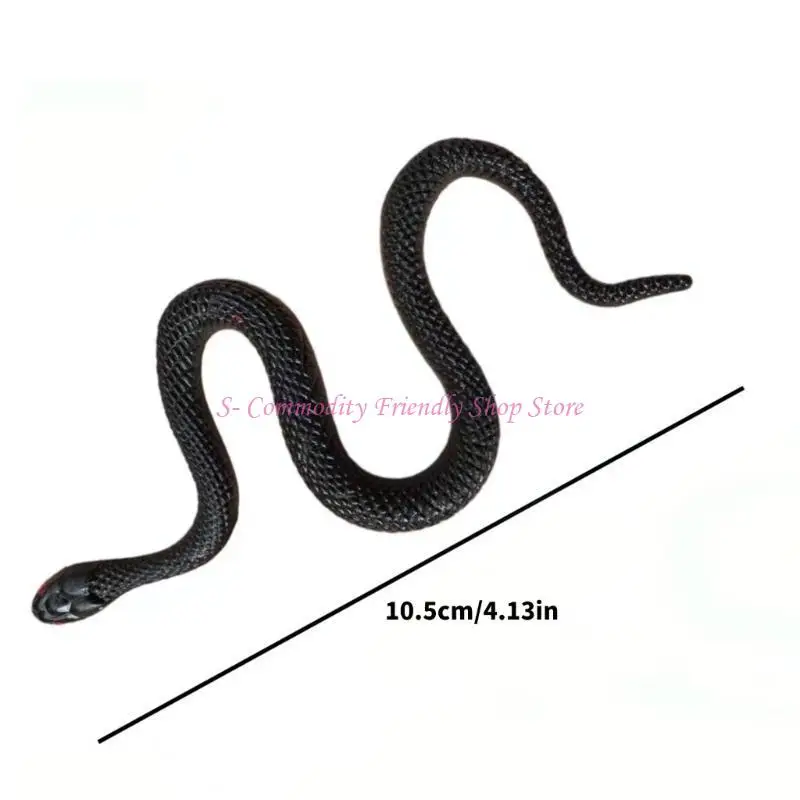 85ae Snake Prank Toy 10pcs Novelty Snake Model Replias Life Like Snake Toy Office Trick Props April Fools Halloween Gadget