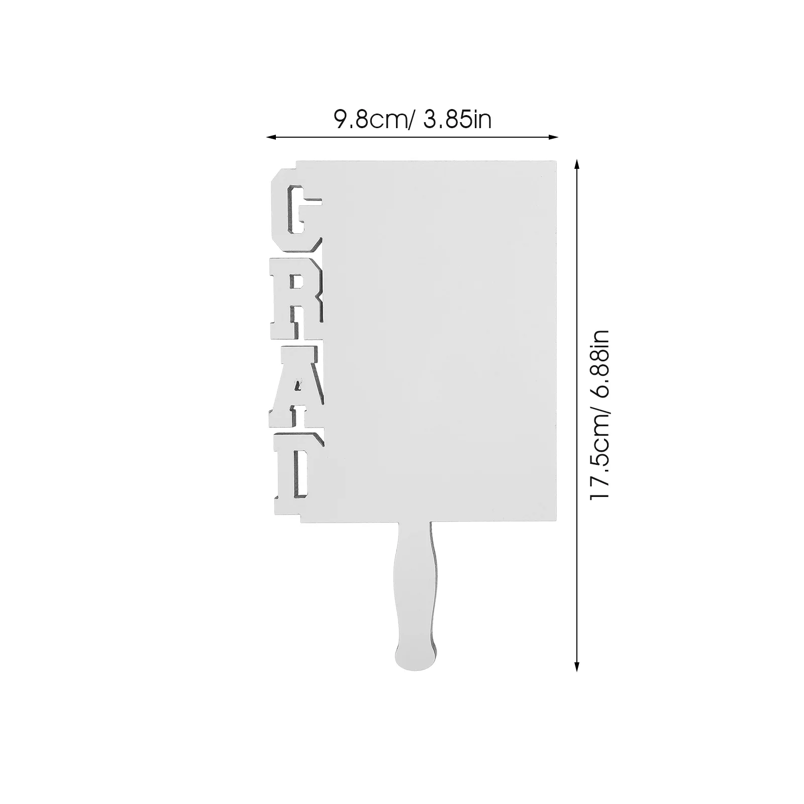 2Pcs Graduation Photo Frame 2024 Sublimation Blank DIY Picture Holder Handheld Display for Grad Party Decoration Home Office