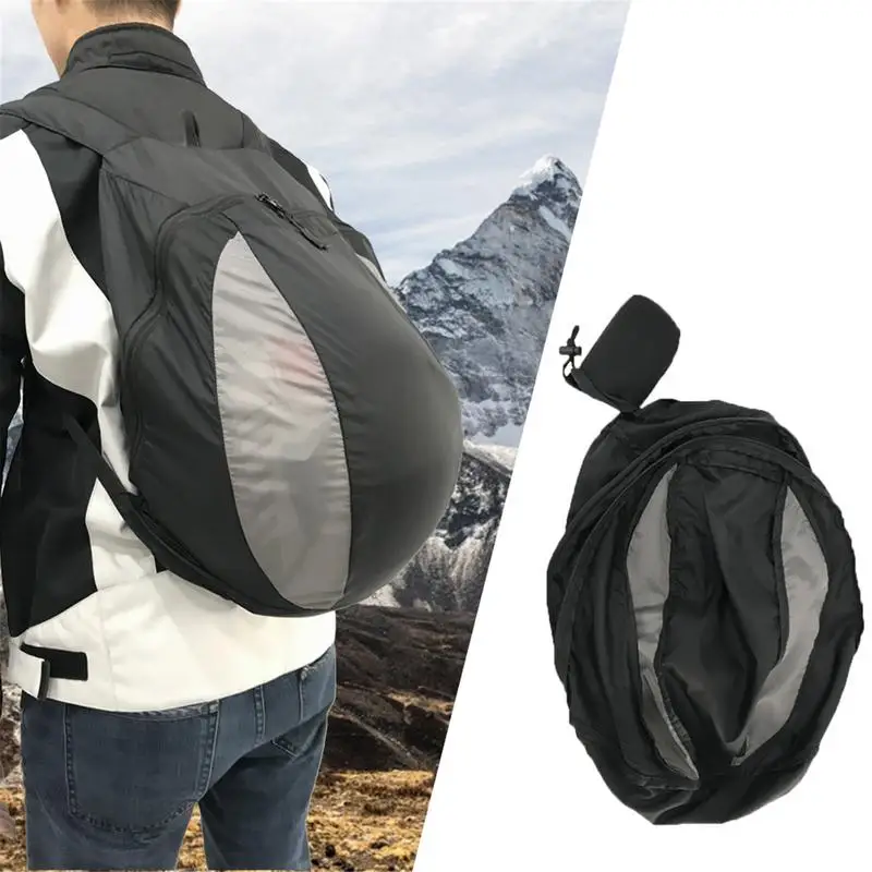 28L Helmet Bag Motorcycle Backpack Splash-proof Riding Helmet Bag Outdoor Fitness Basketball Sneakers Bag Portable Backpack