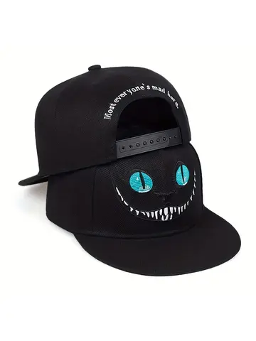 Alice in Wonderland Cat Cartoon Rebound Cap Outdoor Sports Baseball Caps Fashion Wild hat Men's and Women's Universal hats