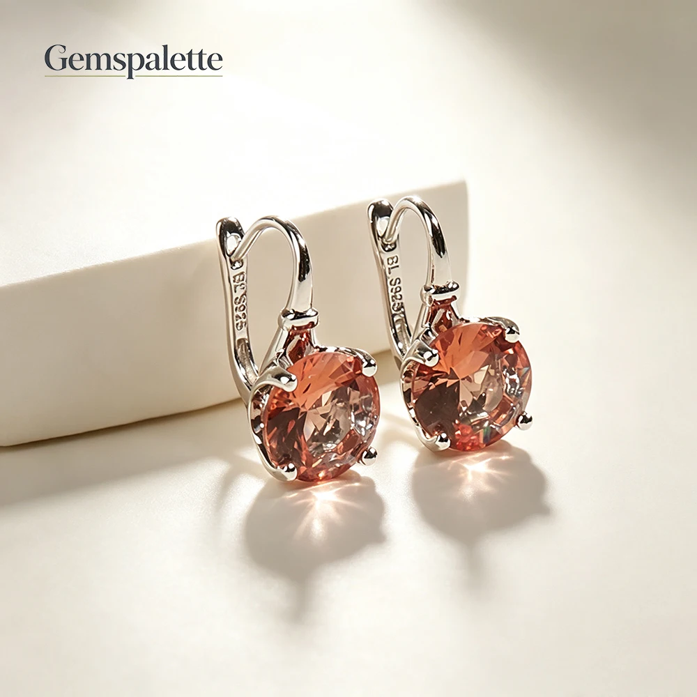 Created Diaspore Zultanite Earrings Color Changing Gemstone 925 Sterling Silver Fine Jewelry Wedding Birthday Gift For Women