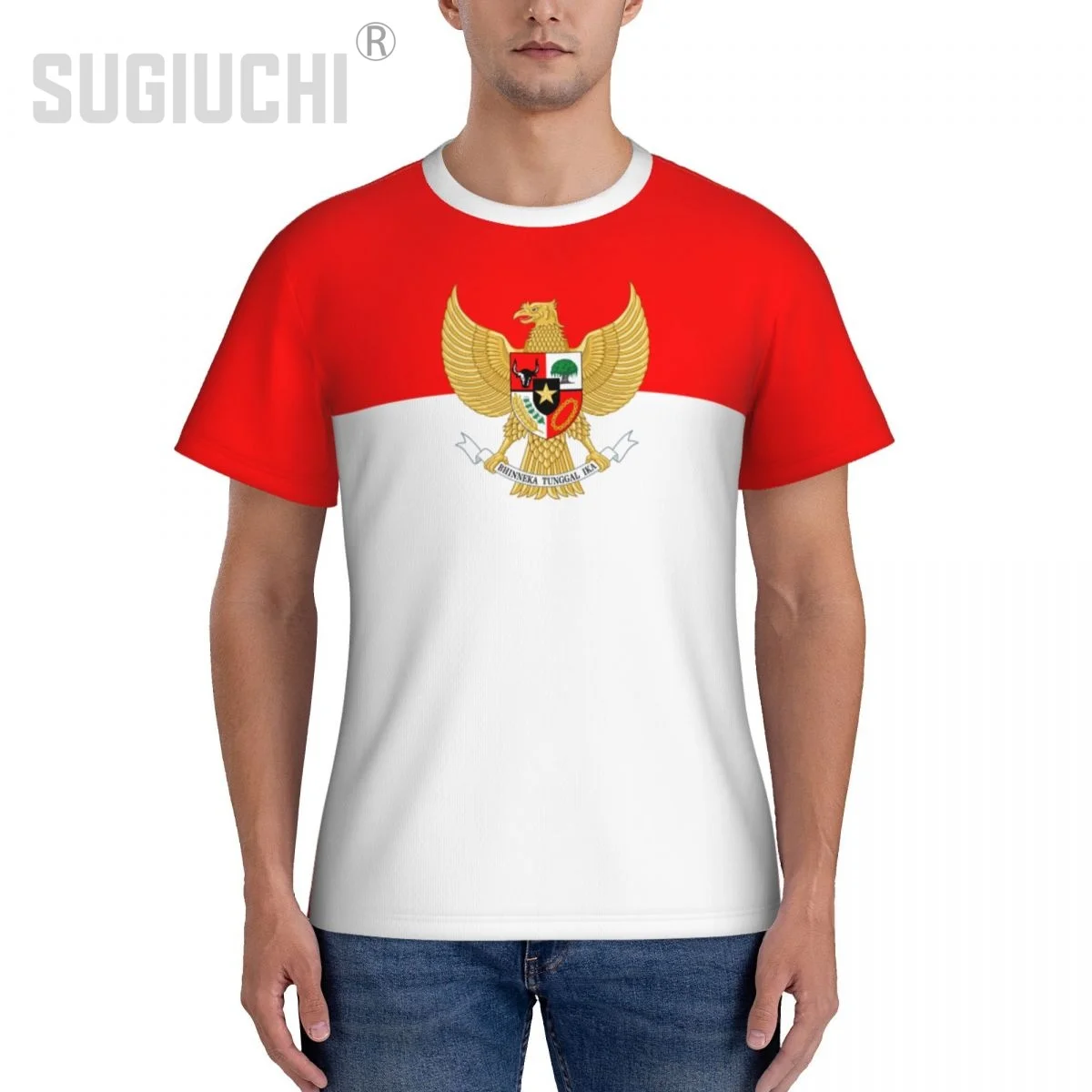 Tight Sports T-shirt Indonesia Flag Indonesian 3D For Men Women Tees jersey Clothes Soccer Football Fans Gift Patriotic T shirt