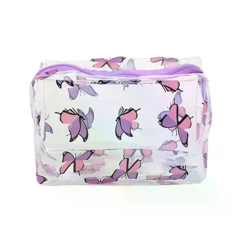 حقيبة مكياج شفافة بتصميم إبداعي للنساء، منظم حقيبة حلوة، حقيبة مستحضرات تجميل لطيفة ذات سعة كبيرة، حقيبة أحمر شفاه محمولة #5