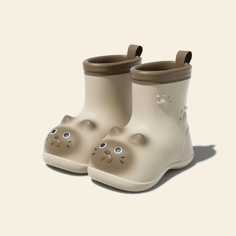 

2025 Pattern Children's Rain Boots Fashion Cartoon Cute Lightweight EVA Kids Waterproof Boots Comfortable School Rain Shoes