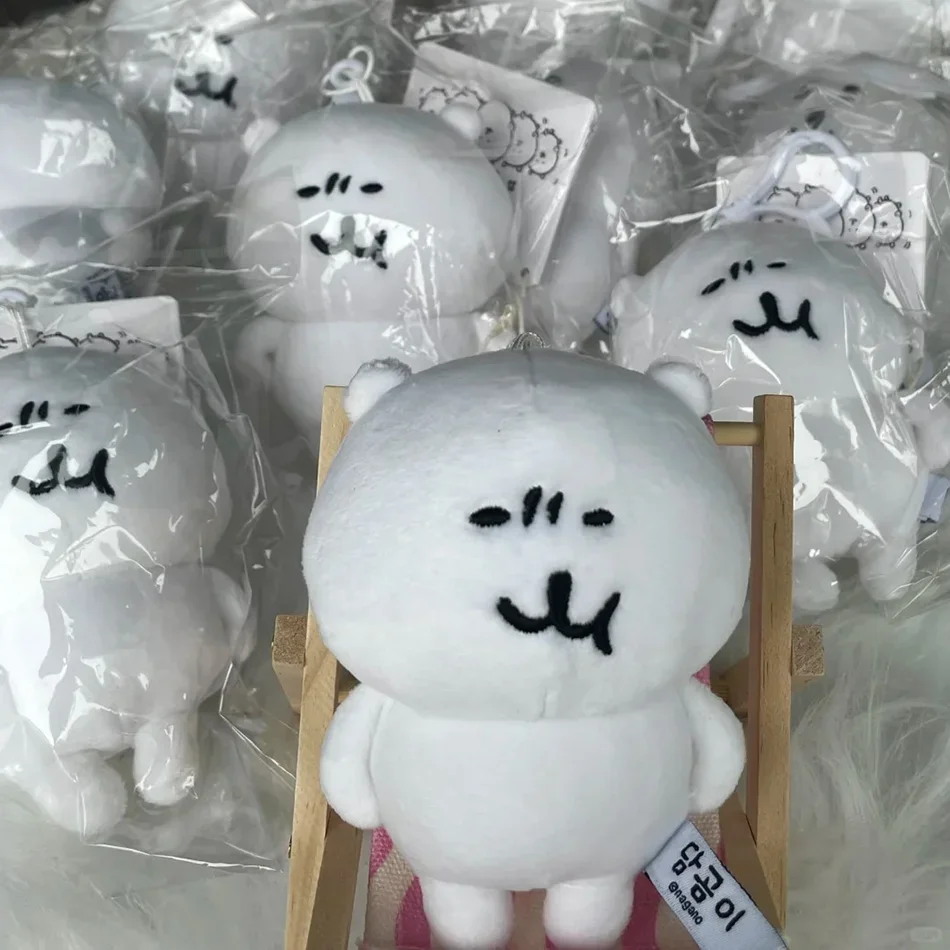 New Self Deprecating Bear Cute Plush Pendant Nagano Doll Toy Keychain Backpack Pendant Accessories Christmas Gift Birthday Gift