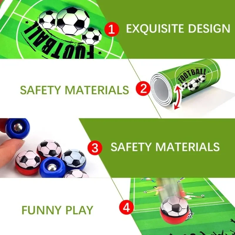 New for Kids and Adults (Football) Lotvic Tabletop Game for Family Party Tabletop Curling Game Family Indoor Interactive Game