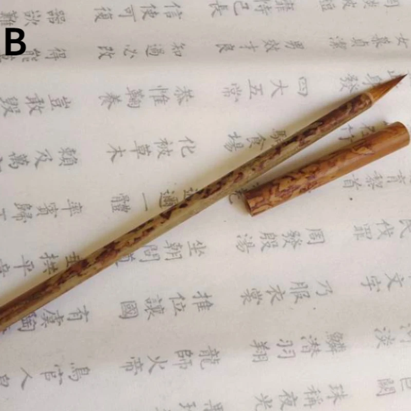 Chinese Weasel Hair Brush Pen Chinese Calligraphy Brush Small Regular Script Writing Brush Pen Copy Scriptures Writing Supplies