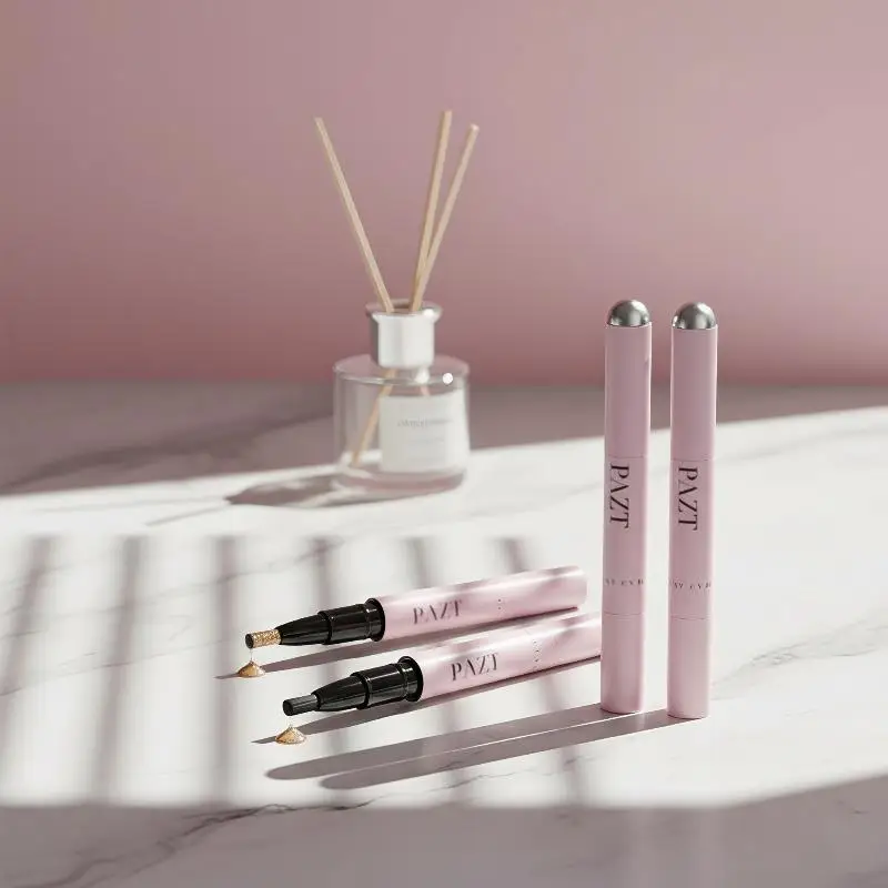 7-in-1 Cat Eye Nail Gel Pen with Built-in Magnet One Step Long Lasting Nail Art Tool for Home DIY Manicure Beginners