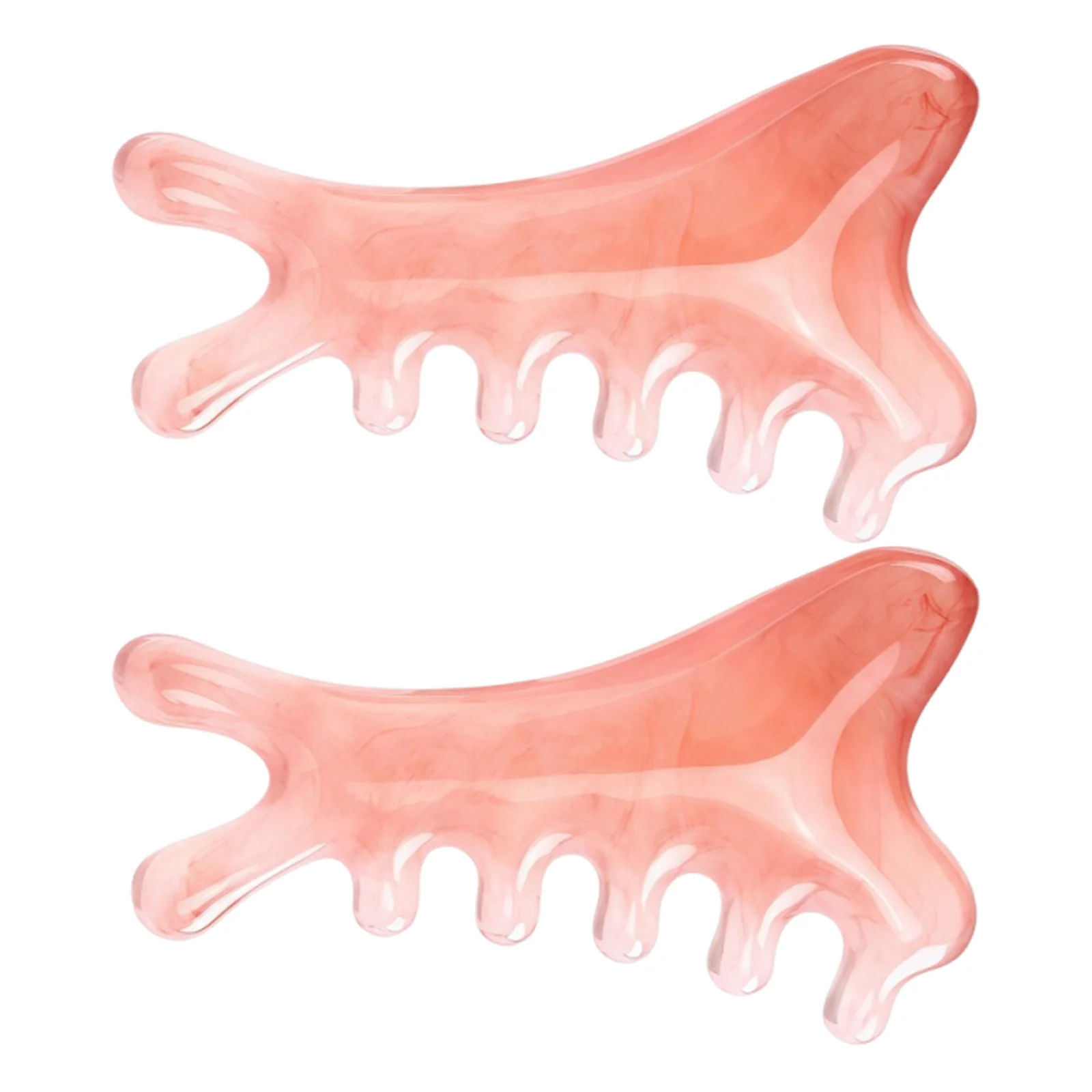 

2Pcs Scalp Massager Comb Unique Dolphin Shape Premium Resin Massage Hair Comb for Scalp Circulation and Portable Self Care