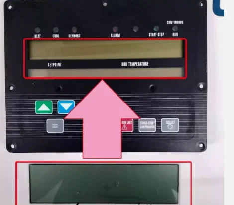 TRP 91-00312-02 New LCD Display for Carrier Transicold VECTOR Control Panel