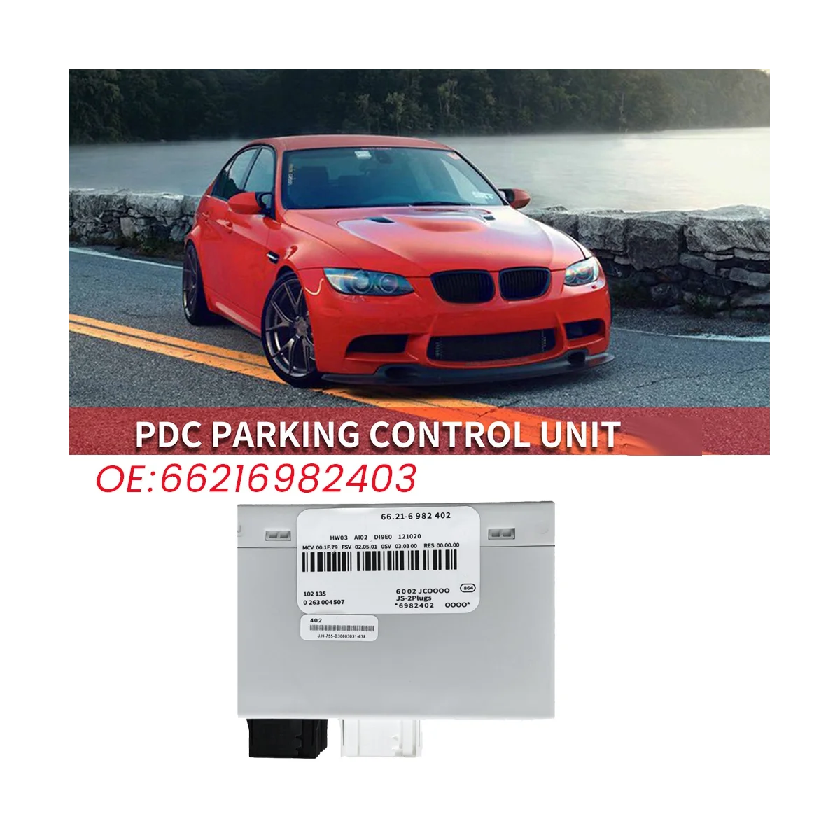 66216982402 auto PDC Park modulo unità di controllo della distanza per BMW E87 E88 E81 E82 E90 E91 E92 E93 E84 2006-2013 66209252639