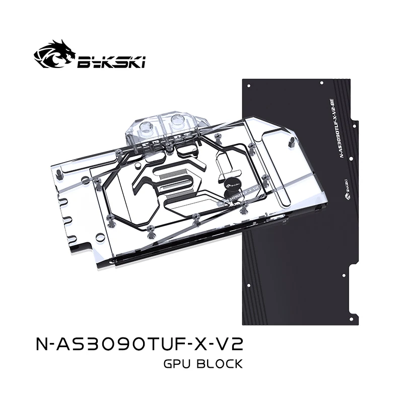 Bykski Water Block Use for ASUS TUF RTX 3080 3090 GAMING OC Video