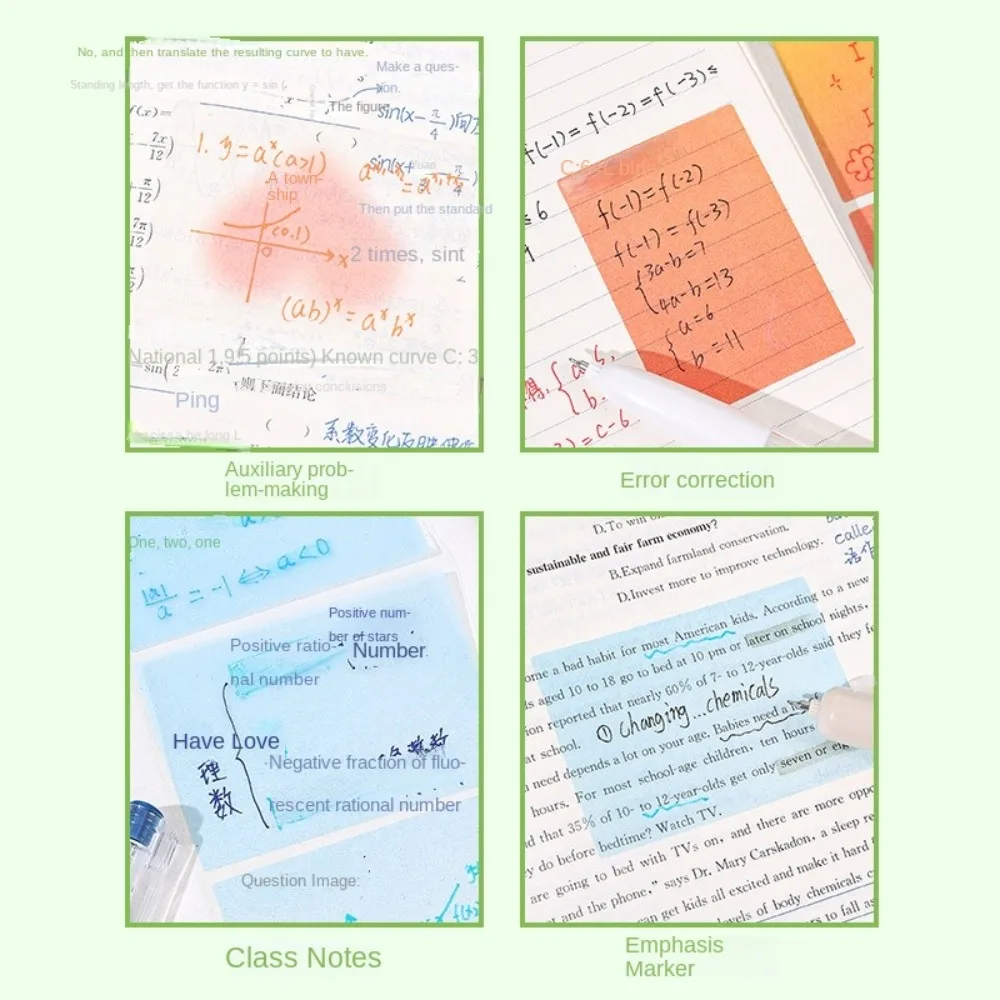 105 Sheets Cartoon Memo Pad Paper Pull Out Design Self-Adhesive Planner Sticker Korean Style Message stickers