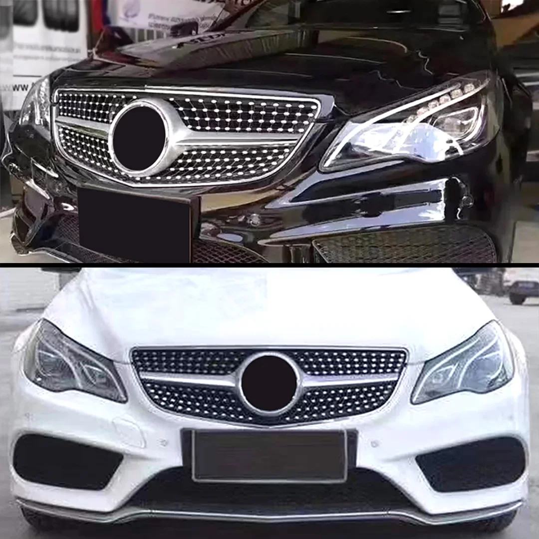 Sport Front Air Vent Radiator Grid For Mercedes Benz W207 C207 A207 E Coupe 2009-2016 Bumper Grille Grill Car Trim Accessories