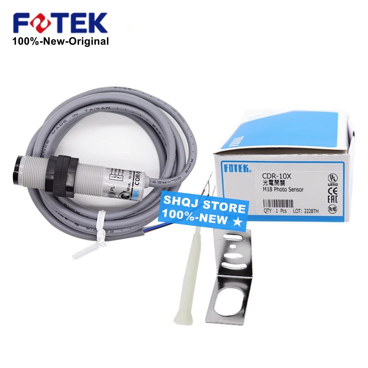 FOTEK 100%-NEW CDR-30X CDR-10X CDR-60X CDR-10XB CDR-30XB CDM-2MX CDT-6MX CDT-10MX CAR-10X Photo Sensor original