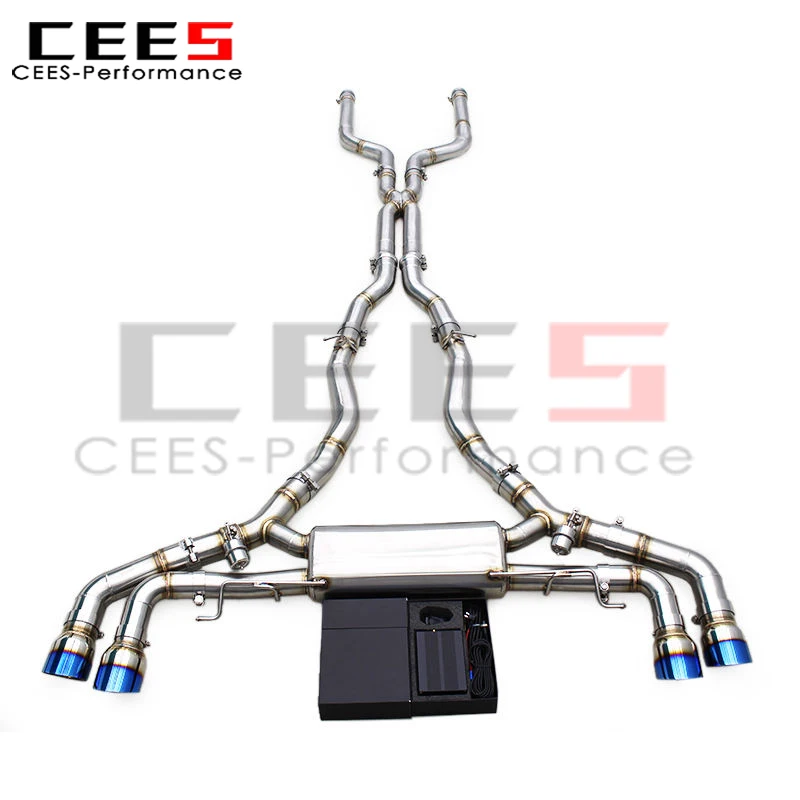 

CEES Sport Valved Exhaust System for BMW X5M F95 X6M F96 4.4TT 2020-2024 Car Racing Pipes with Valve Remote Control System