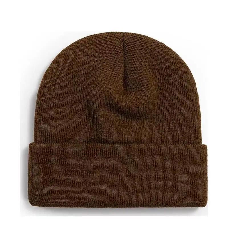 Angepasst Gedruckt Logo Männer Warm Halten Bördeln Kalte Hüte Frauen Outdoor-Mode Vielseitig Einfarbig Einfache Gestrickte Kappen – Detail 23
