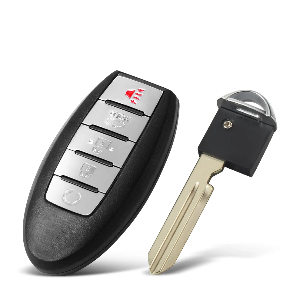 KEYYOU 4/5 przyciski inteligentny zdalny klucz samochodowy 433Mhz 4A/ID47 Chip dla Nissan Altima Maxima 2013 2014 2015 2016 2017 2018 KR5S180144014