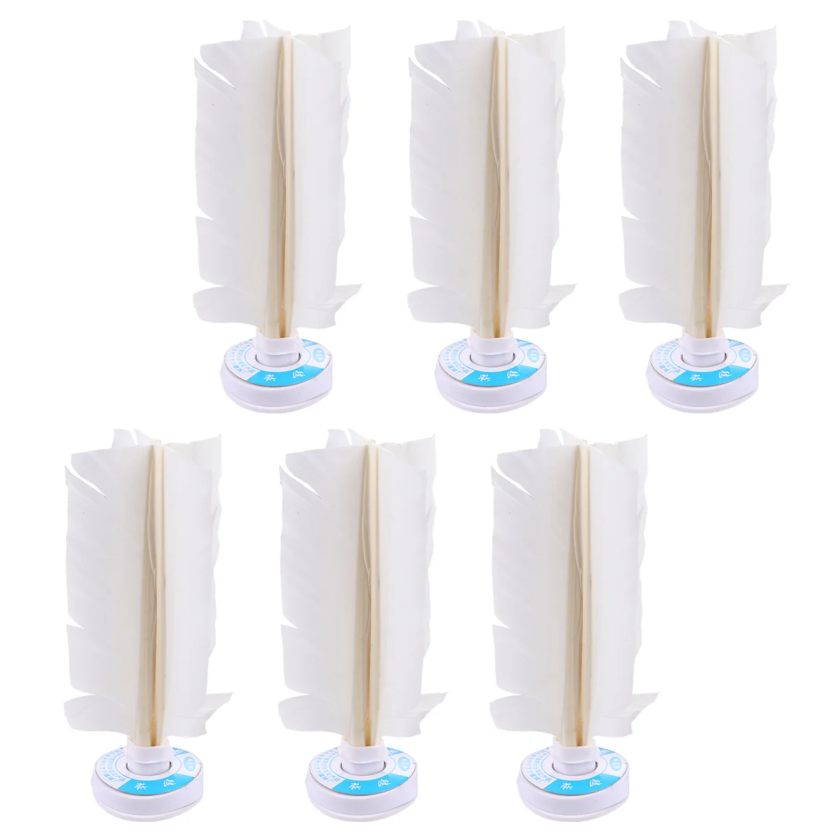 

6 Pcs Badminton Shuttlecock Shuttlecocks Chinese Traditional Hover White Fitness