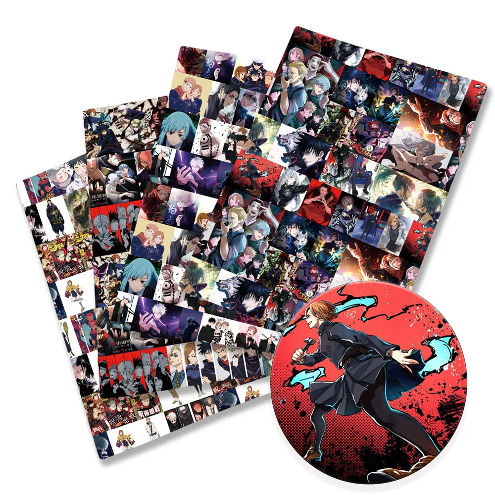 

Jujutsu Kaisen fabric Cartoon DIY 140x50CM Polyester cotton Fabrichandmade sewing patchwork printed fabric fabric anime fabric