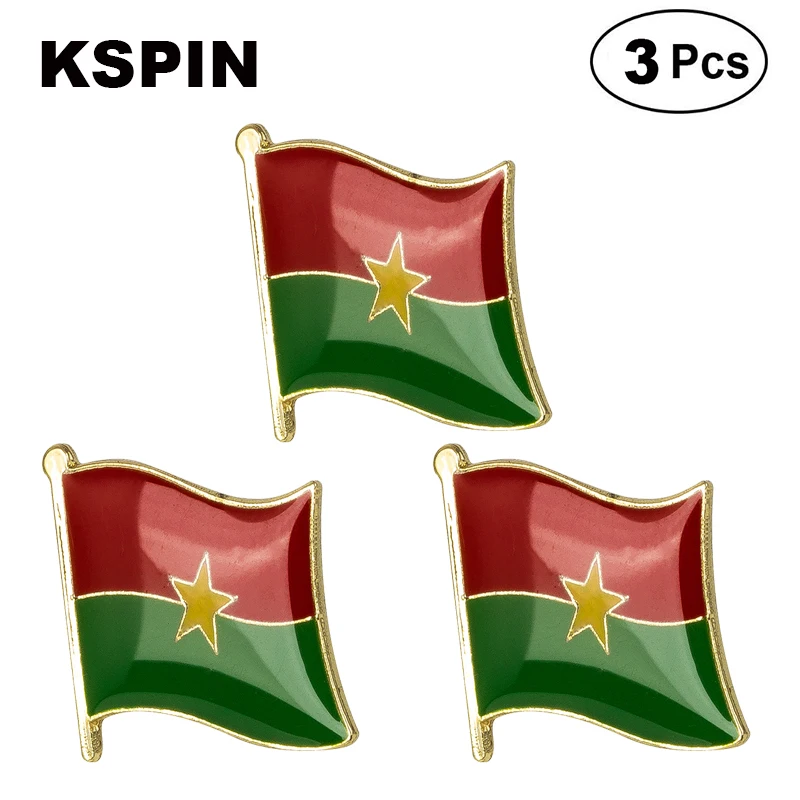 

Burkina Faso Lapel Pin Brooches Pins Flag badge Brooch Badges