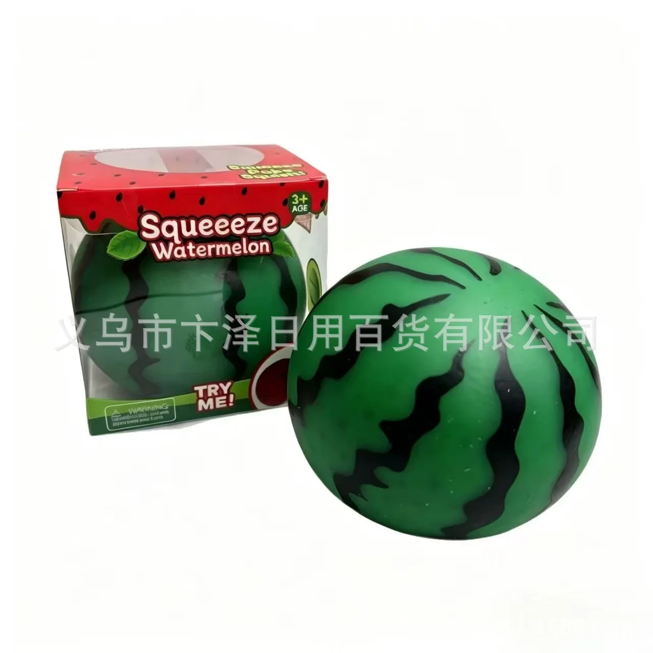 Needoh Watermelon Squishy Toy Stress Relief Fruit Simulation Anti Stress Fidget Toys for Office Fun Gift Cross Border Hot Sale