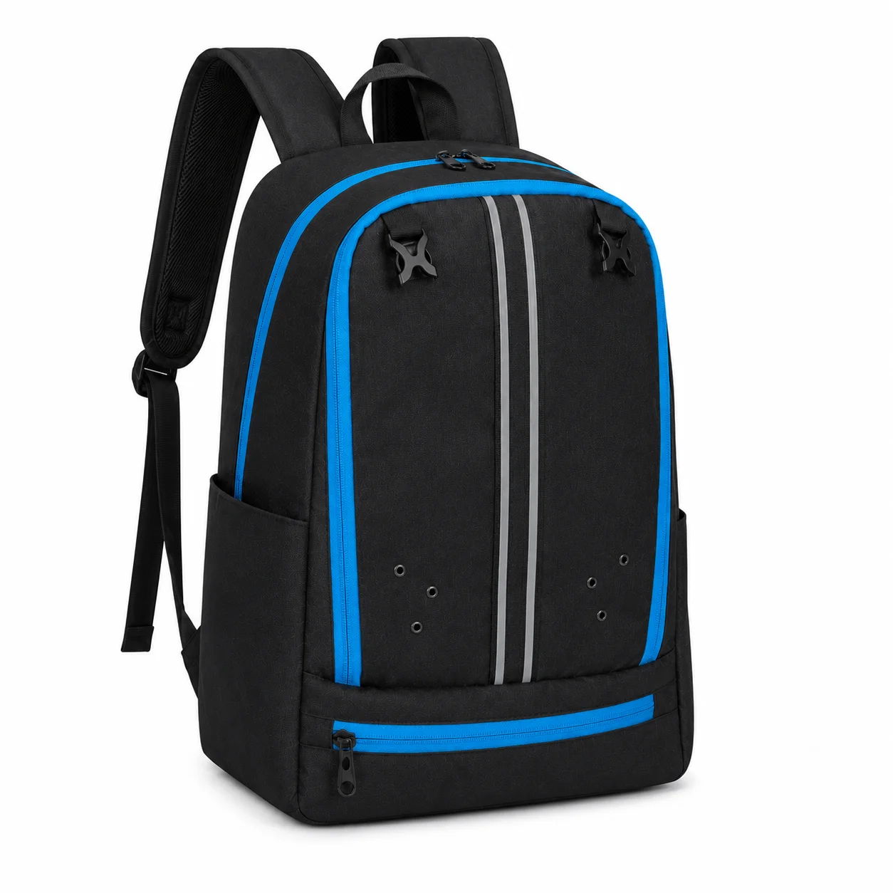 Basketball Backpack with Ball Holder, 20L Sports Bag for Size 7 Basketball, 15.6 Inch Laptop Backpack for Gym School Training
