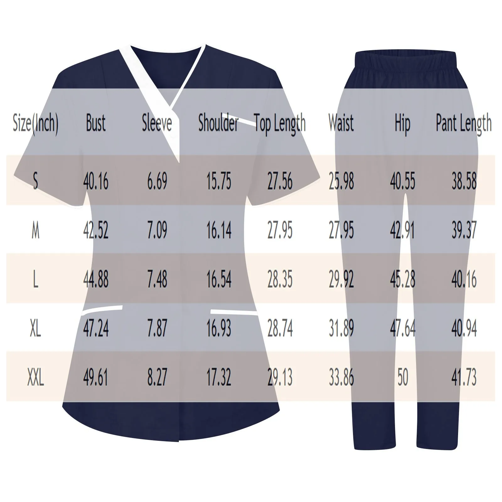 Uniformes médicos femininos com decote em v manga curta enfermeira scurbs conjunto hospital médico workwear cirurgia dental oral conjunto de trabalho