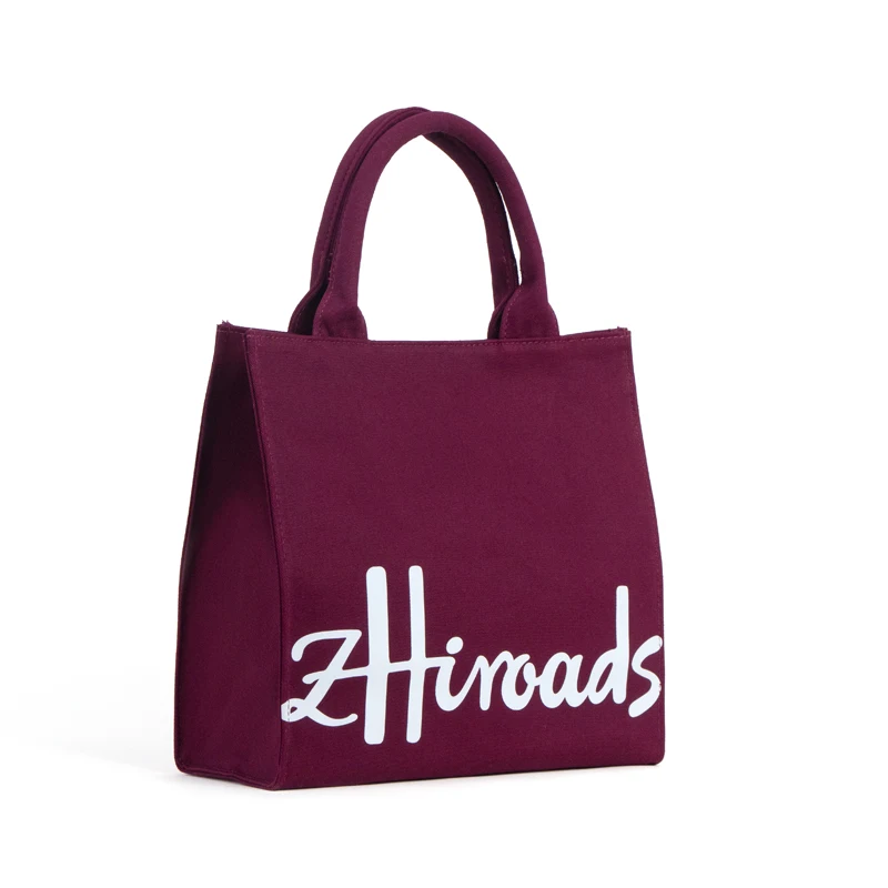 ZHiroads Premium Recycled Cotton Canvas Tote Bag for Travel Toiletry Organizer for Women